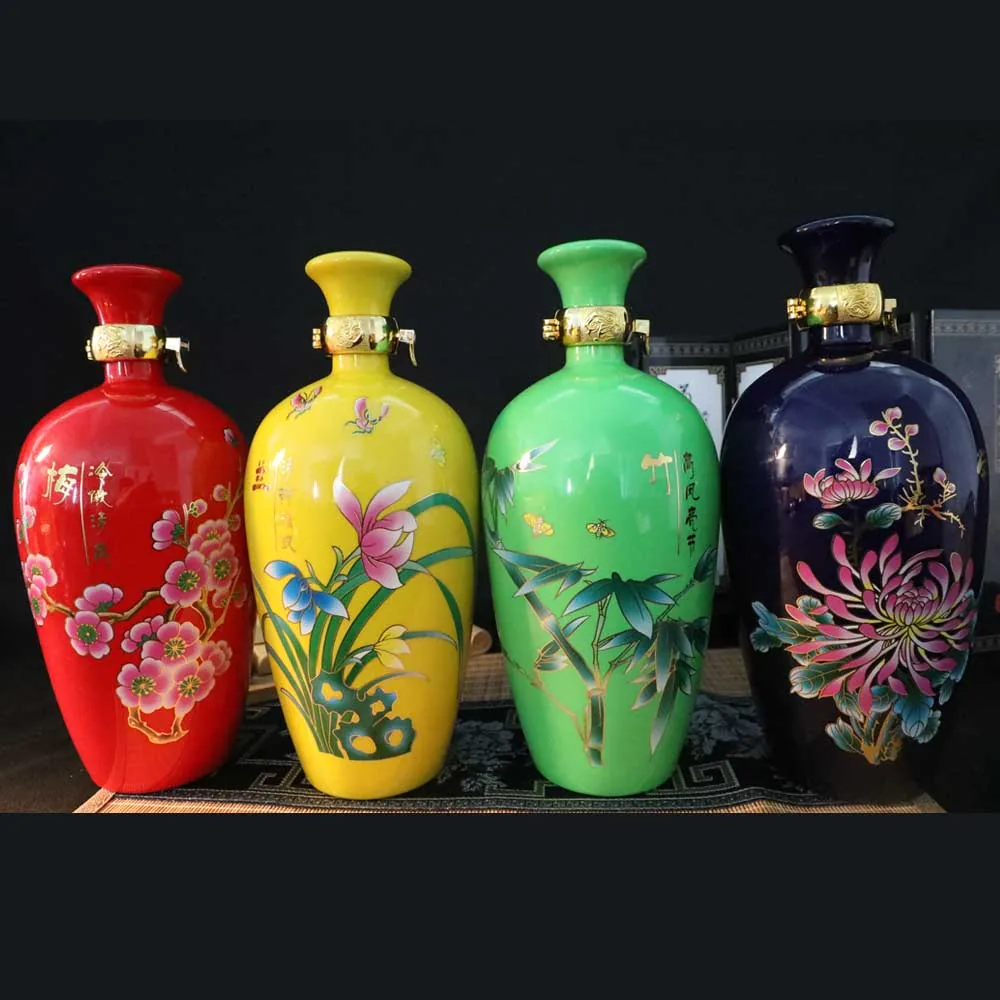 梅兰竹菊工艺典藏白酒 图片 3