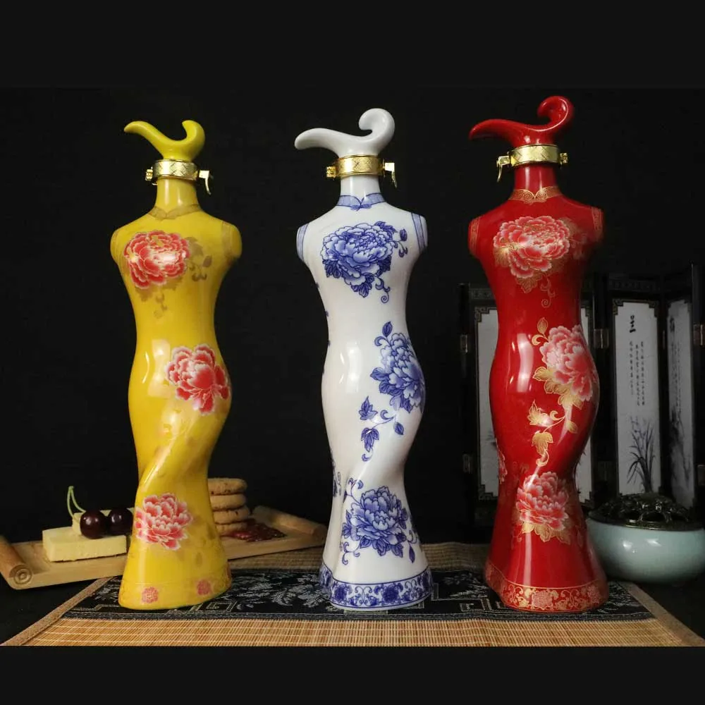 旗袍 白酒 图片 2