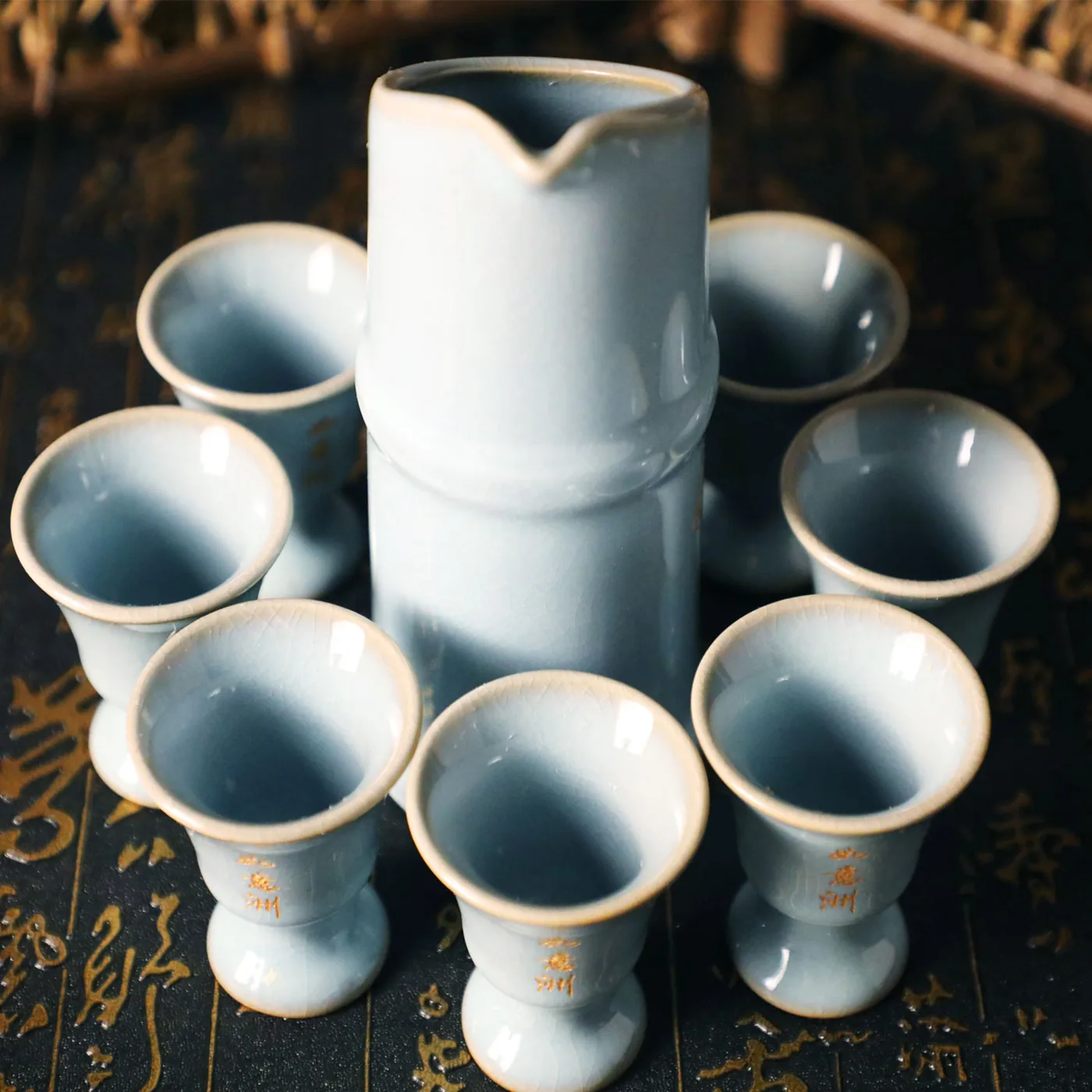 如意洲汝瓷收藏酒具 图片 2